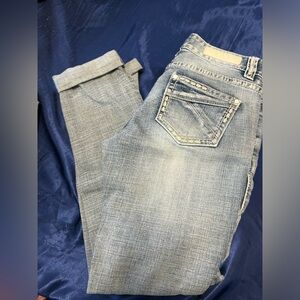 Rock and roll denim skinny jeans